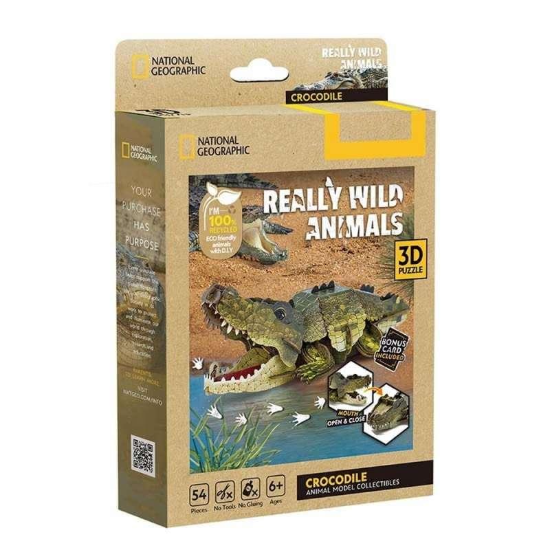 CBF211820 CUBIC FUN PUZZLE CROCODILE DS1182h 