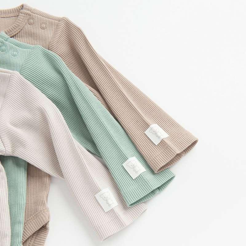 COOL CLUB BODI DUG RUKAV 3KOM MIX BOTANIC 