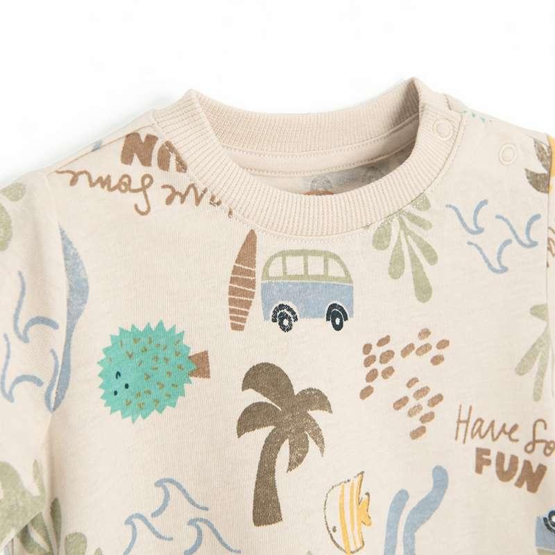 COOL CLUB MAJICA KRATAK RUKAV BEIGE VOYAGE 