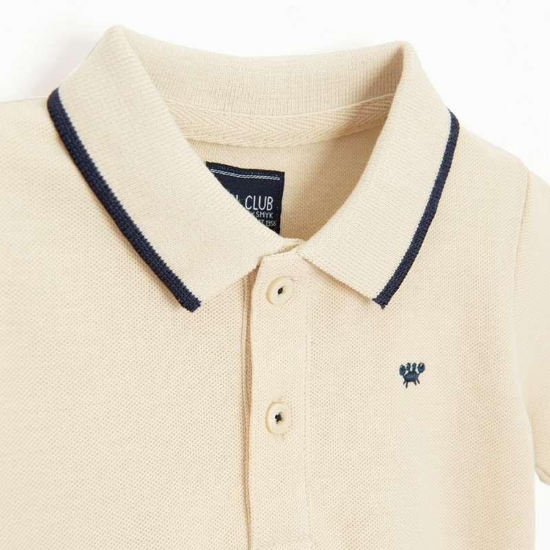 COOL CLUB MAJICA POLO KRATAK RUKAV POLOBEIGE MARITIME 