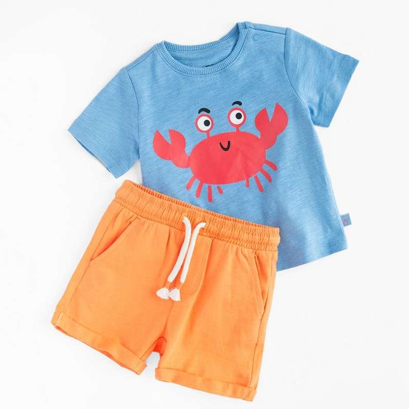 COOL CLUB SET BODI DUG RUKAV, DONJI DEO I TRAKA ZA KOSU SETMIX MARITIME 