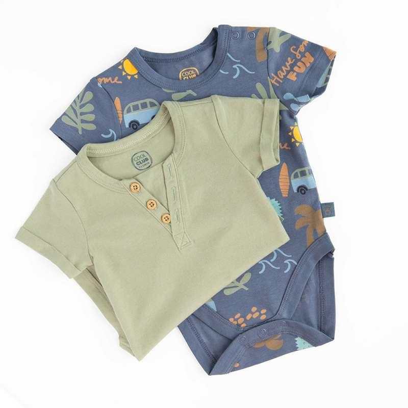 COOL CLUB BODI KRATAK RUKAV 2PAK 4-VOYAGE 