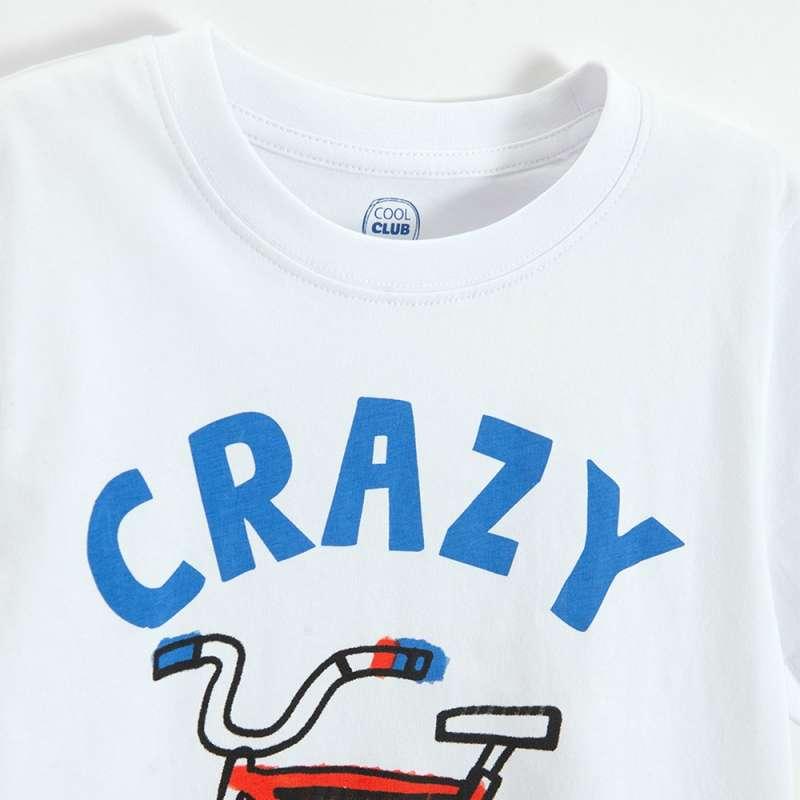 COOL CLUB MAJICA KRATAK RUKAV WHITE BOTANIC