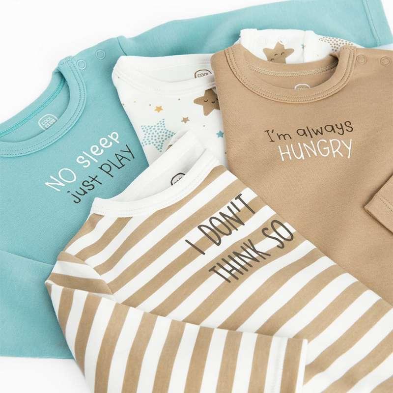 COOL CLUB BODI DUG RUKAV 4KOM MIX