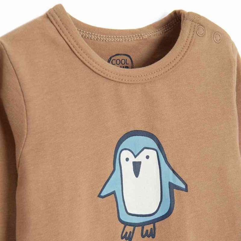 COOL CLUB BODI DUG RUKAV BEIGE 