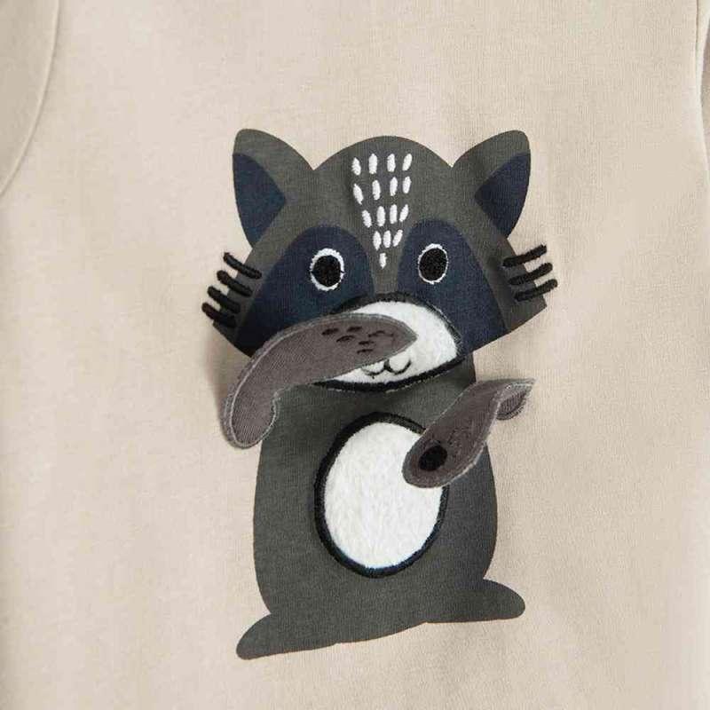 COOL CLUB MAJICA DUG RUKAV BEIGE 