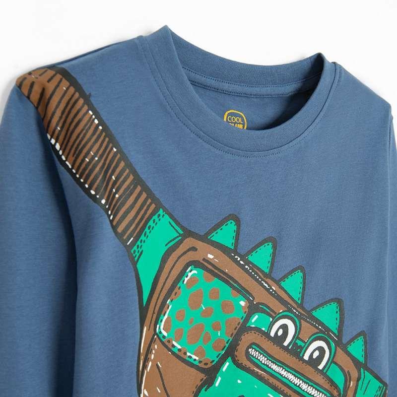 COOL CLUB MAJICA DUG RUKAV BLUE 