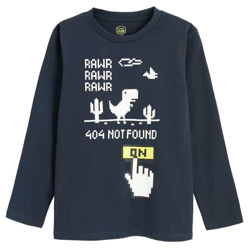 COOL CLUB MAJICA DUG RUKAV DARK BLUE 