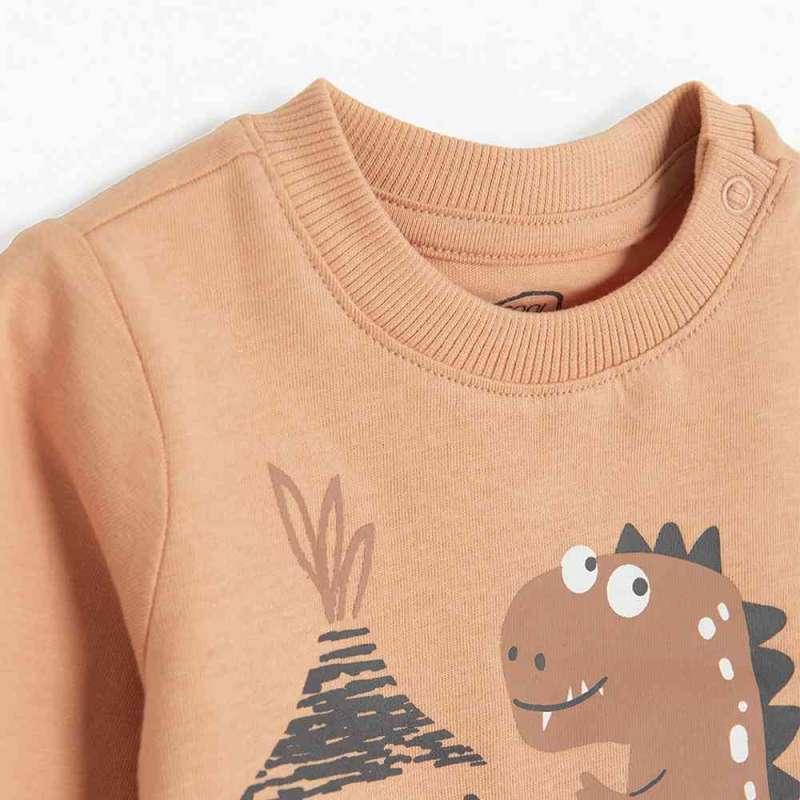 COOL CLUB MAJICA DUG RUKAV ORANGE