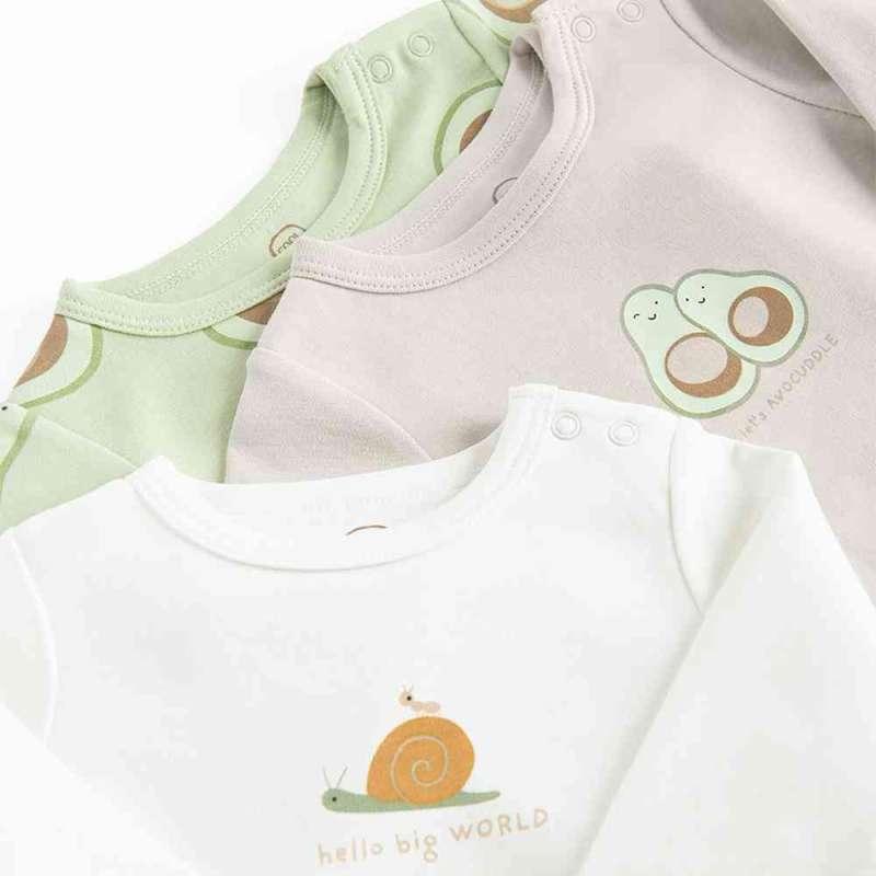 COOL CLUB BODI DUG RUKAV 3KOM MIX 