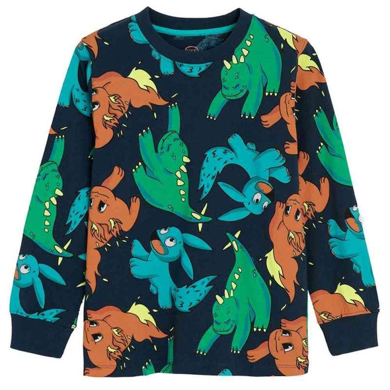 COOL CLUB MAJICA DUG RUKAV BLUE 