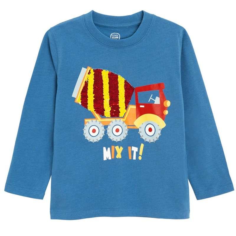 COOL CLUB MAJICA DUG RUKAV BLUE 