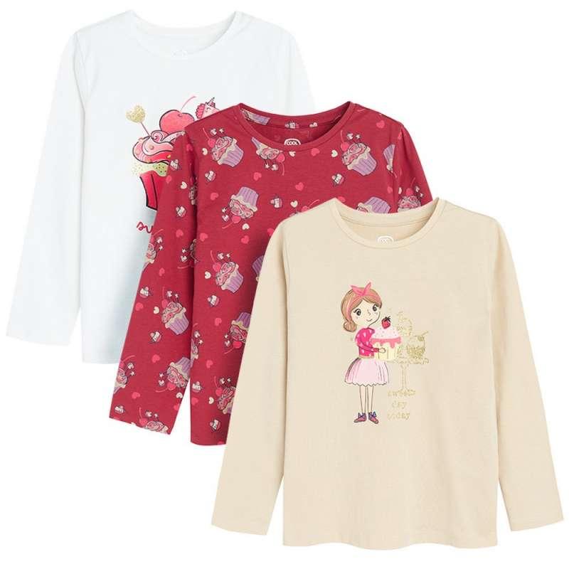 COOL CLUB MAJICA DUG RUKAV 3KOM 