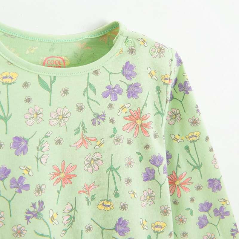 COOL CLUB HALJINA DUG RUKAV LIGHT GREEN BOTANIC