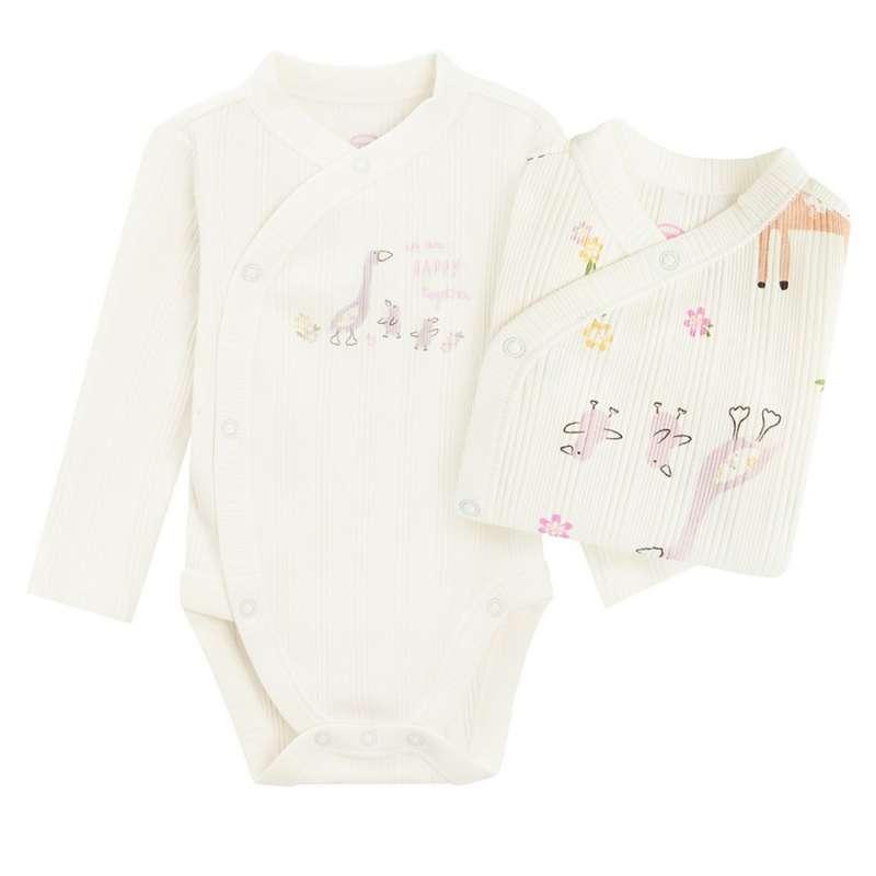 COOL CLUB BODI DUG RUKAV 2KOM CREAMY BOTANIC 