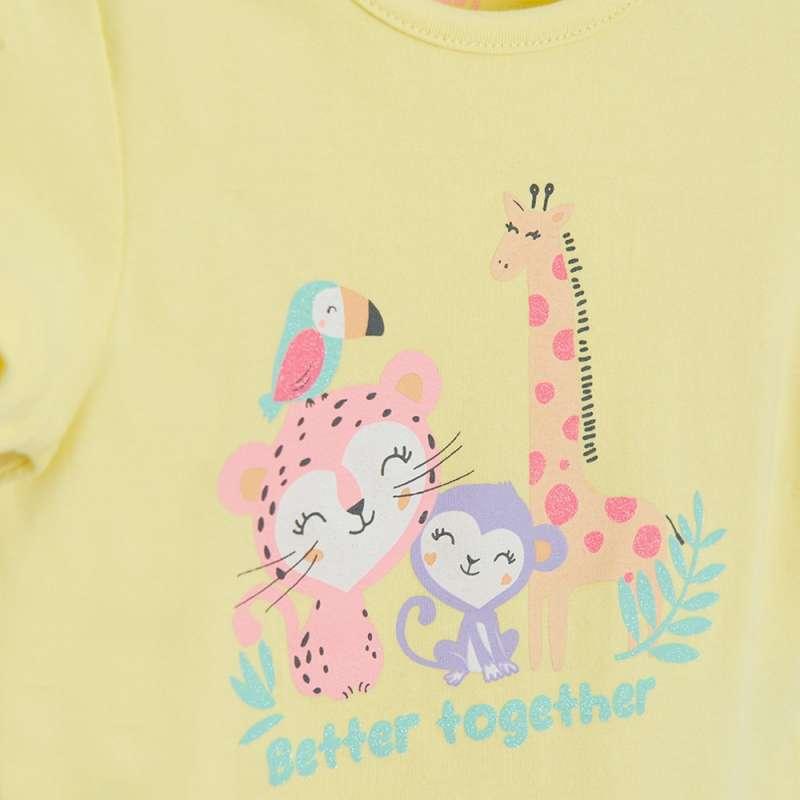 COOL CLUB BODI KRATAK RUKAV LIGHT YELLOW 