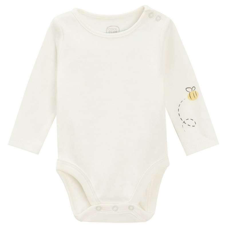 COOL CLUB SET BODI DUG RUKAV, DONJI DEO I TRAKA ZA KOSU SETCREAMY BOTANIC 