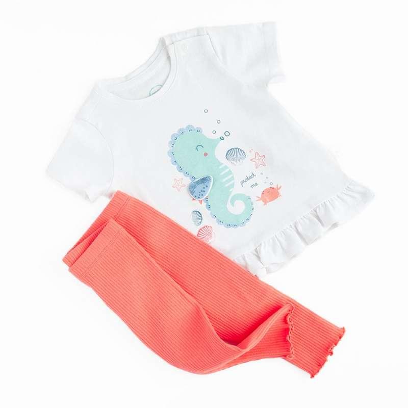 COOL CLUB SET BODI DUG RUKAV, DONJI DEO I TRAKA ZA KOSU SETMIX MARITIME 