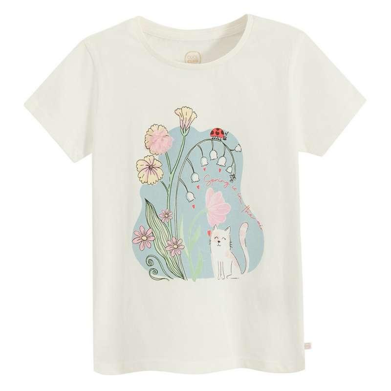 COOL CLUB MAJICA KRATAK RUKAV WHITE BOTANIC 