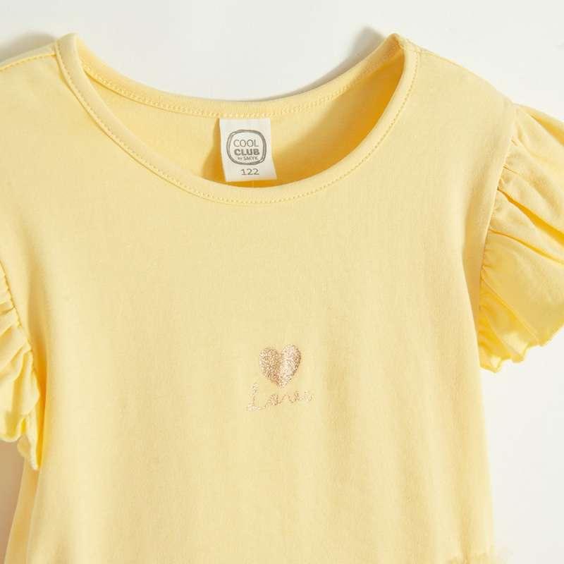 COOL CLUB HALJINA KRATAK RUKAV YELLOW BOTANIC 