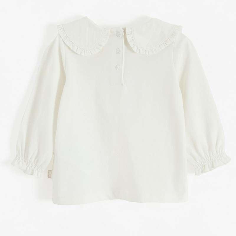 COOL CLUB MAJICA DUG RUKAV CREAMY