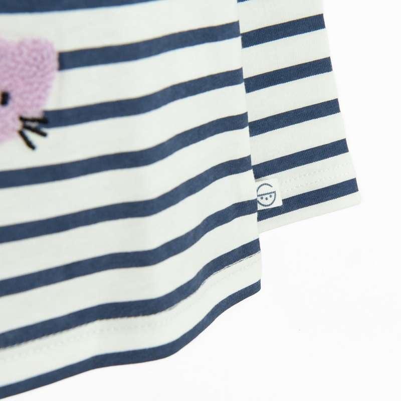 COOL CLUB MAJICA DUG RUKAV OFF WHITE 