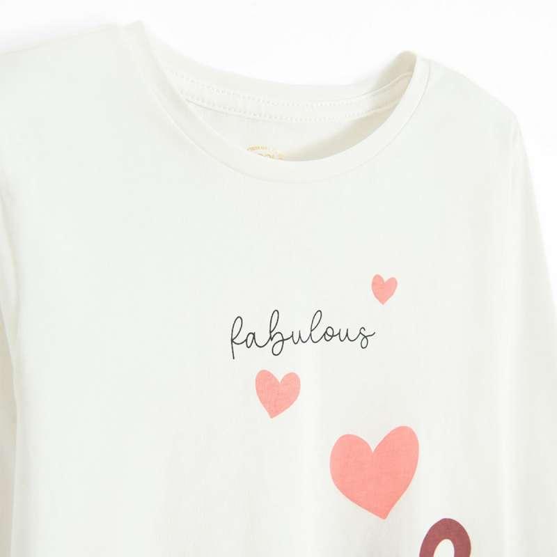 COOL CLUB MAJICA DUG RUKAV WHITE 