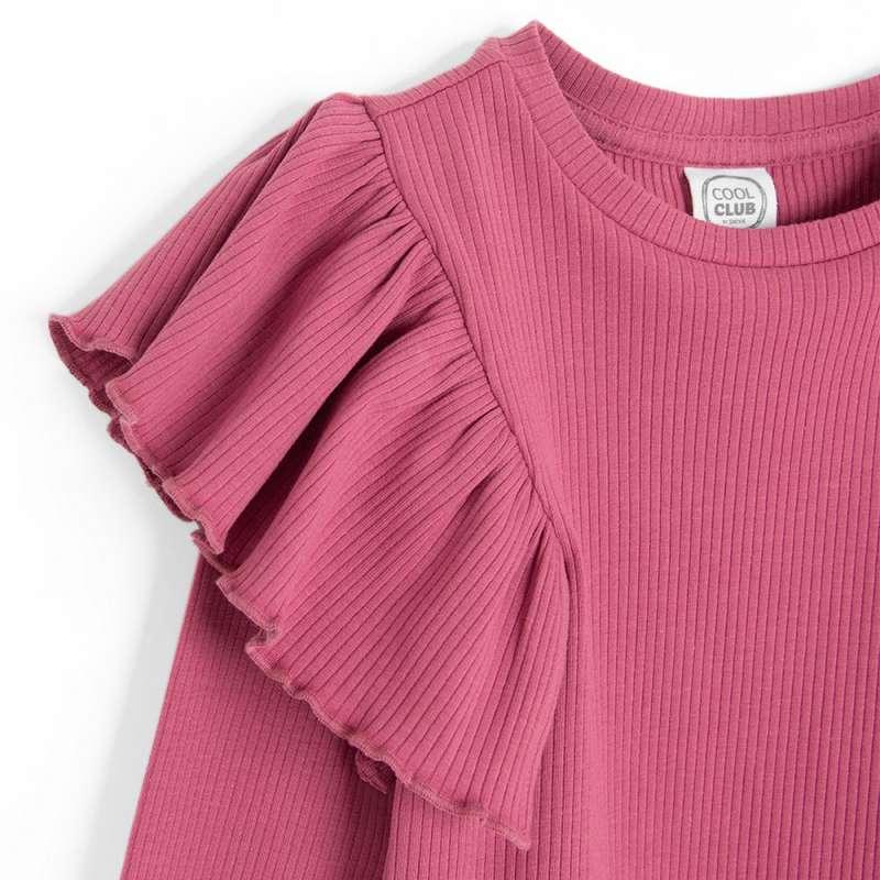 COOL CLUB MAJICA DUG RUKAV BURGUNDY 