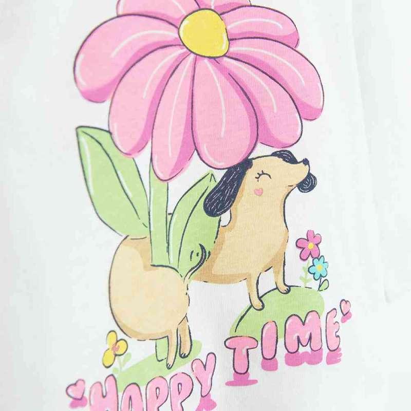 COOL CLUB MAJICA DUG RUKAV CREAMY 