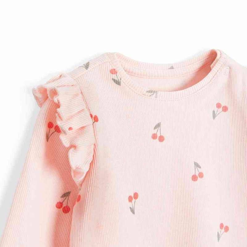 COOL CLUB MAJICA DUG RUKAV PINK