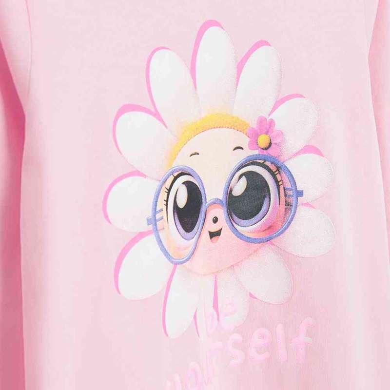 COOL CLUB MAJICA DUG RUKAV PINK 