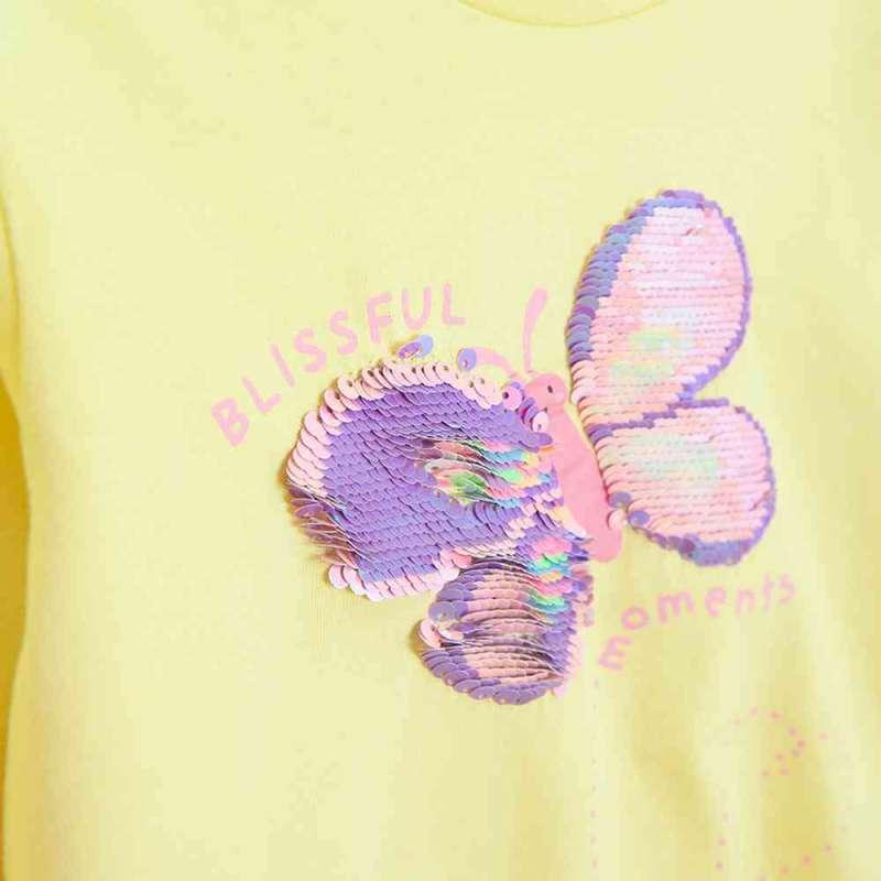 COOL CLUB MAJICA DUG RUKAV YELLOW 