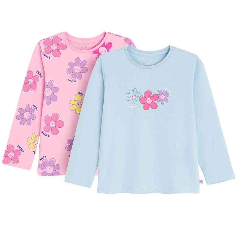 COOL CLUB MAJICA DUG RUKAV 2KOM MIX