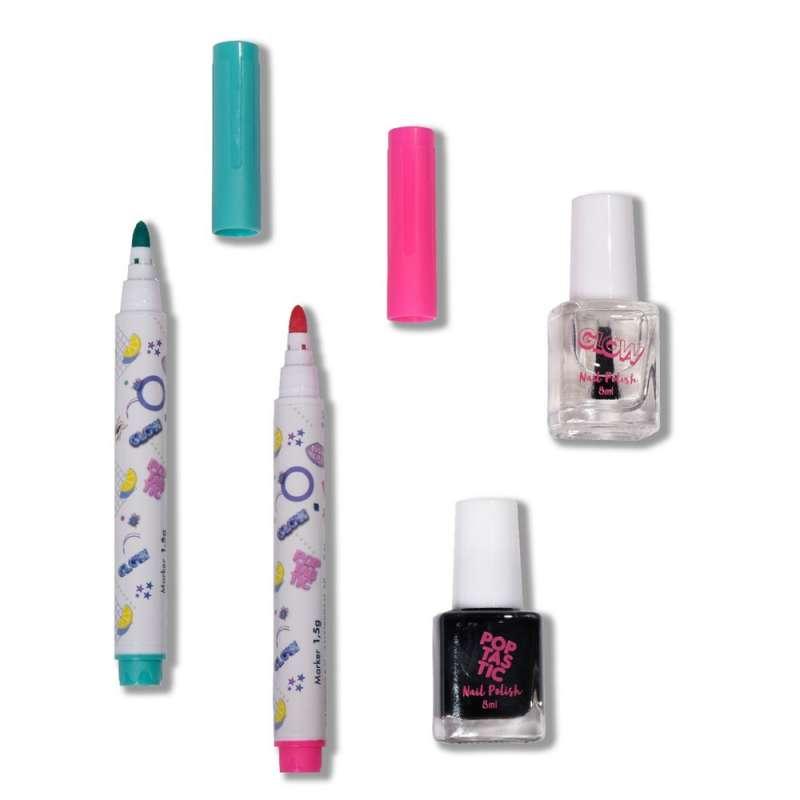 CNC84183 CANENCO NAIL DESIGN SET LAKOVI I MARKERI ZA NOKTE 