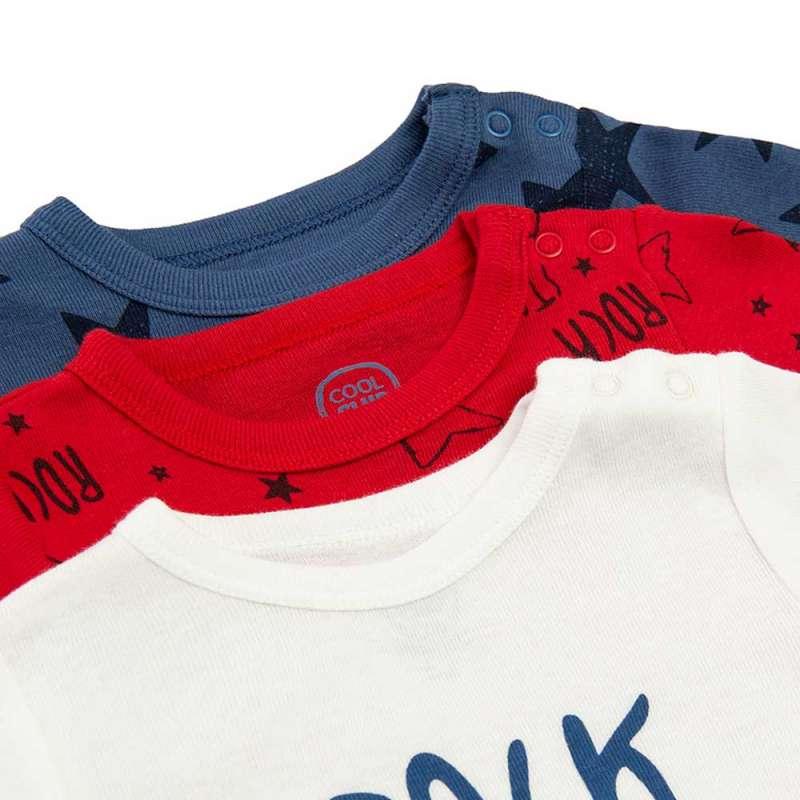 COOL CLUB BODI DUG RUKAV 3 PAK 