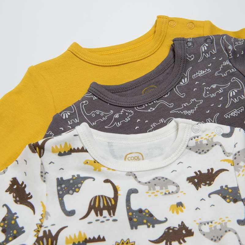 COOL CLUB BODI DUG RUKAV BODY L/S 3-PACK 