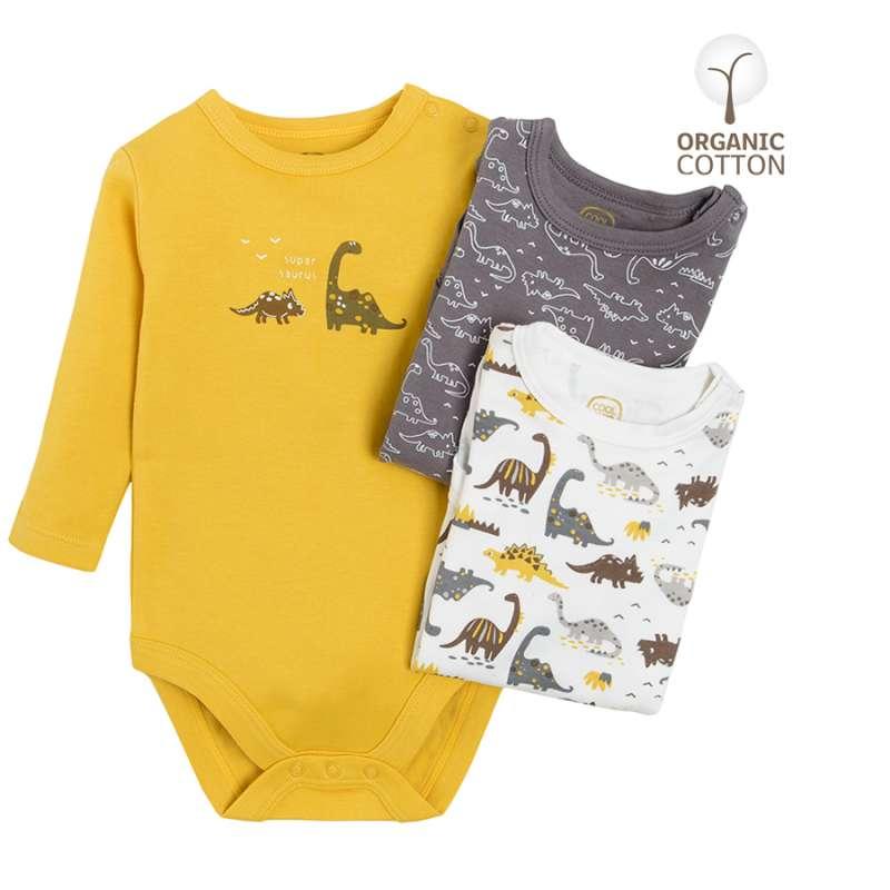 COOL CLUB BODI DUG RUKAV BODY L/S 3-PACK 