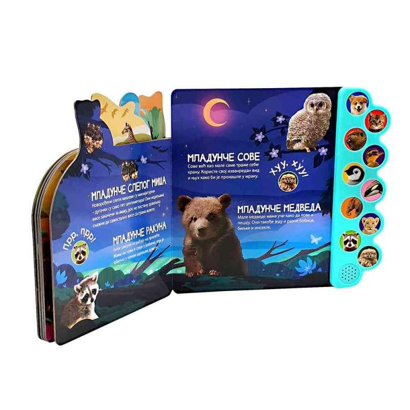 ZVUCNA KNJIGA: UPOZNAJTE BEBE ZIVOTINJA 