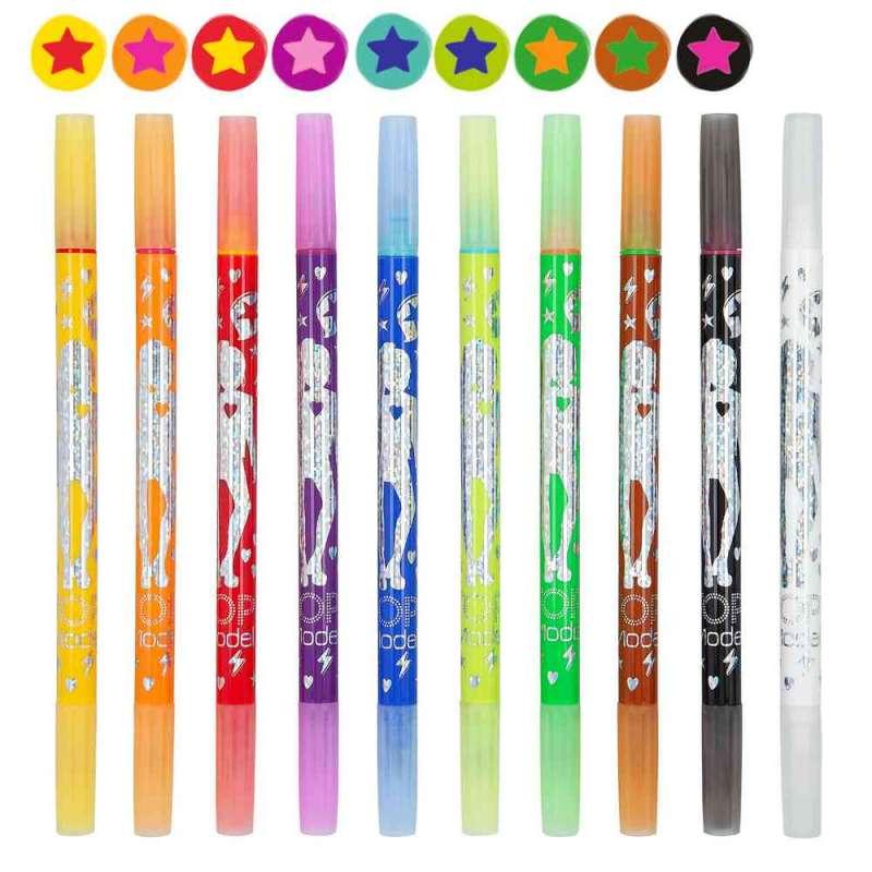 DP0411398 TOP MODEL FLOMASTERI DVOSTRANI 10 KOM 