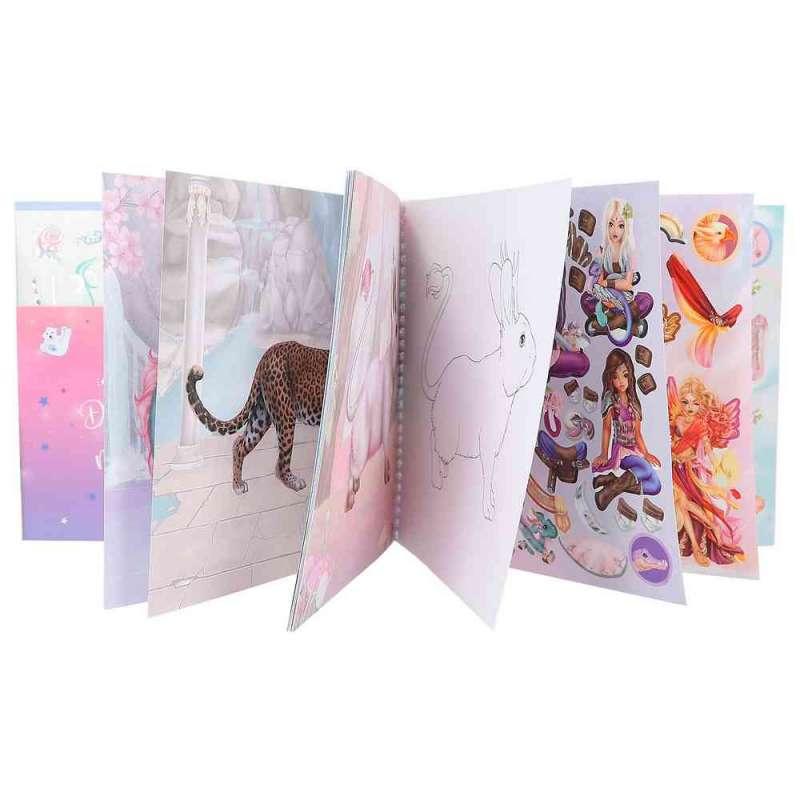 TOP MODEL KREATIVNA BOJANKA SA STIKERIMA ICE WORLD