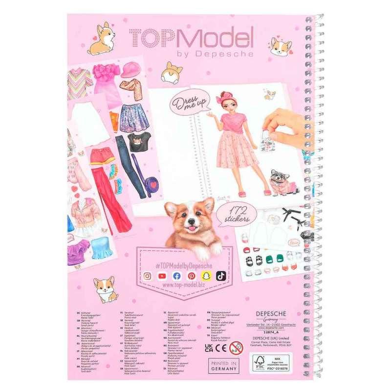 TOP MODEL DRESS ME UP STIKER BOJANKA CORGI