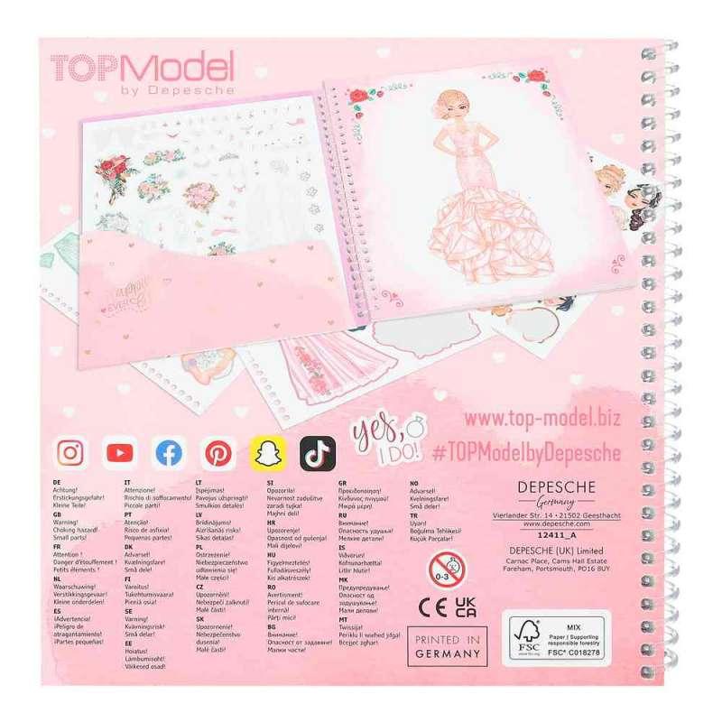 TOP MODEL DRESS ME UP STIKER BOJANKA WEDDING 
