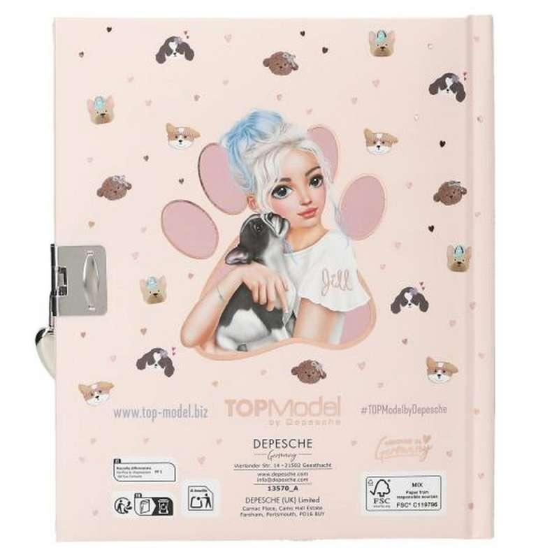 DP413570 TOP MODEL DNEVNIK SA KLJUČEM KITTY AND DOGGY 