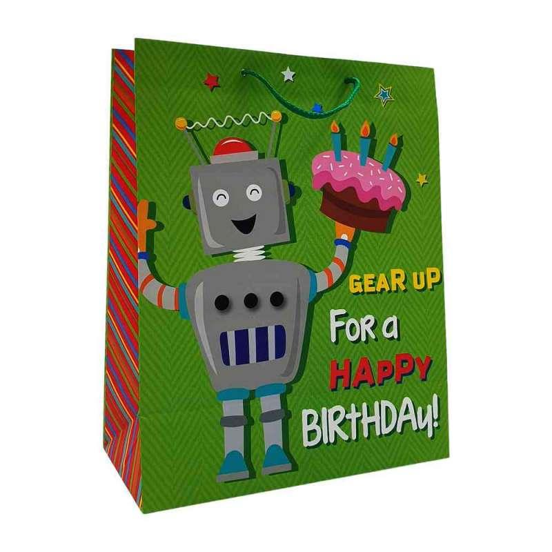 DUK15624 UKRASNA KESA LARGE ROBOT 26X32X12 CM