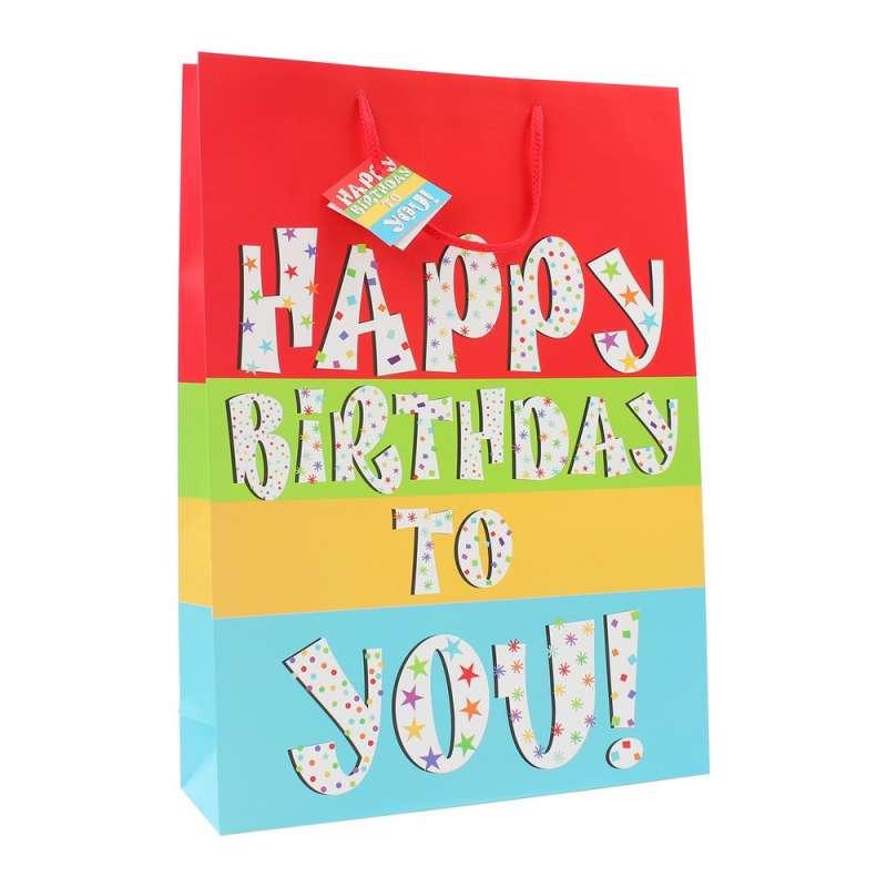 DUK22387 UKRASNA KESA JUMBO HAPPY B-DAY LINES 