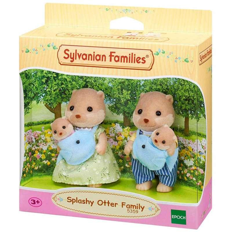 SYLVANIAN SPLASHY OTTER FAMILY
