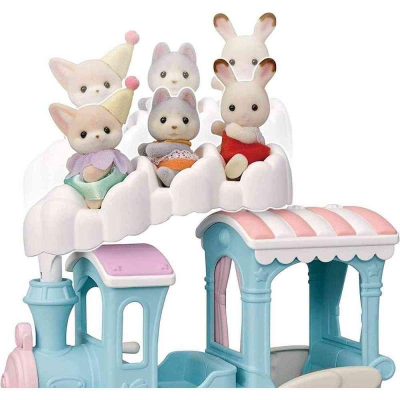 EC5702 SYLVANIAN FAMILY FLOATING CLOUD RAINBOW TRAIN 