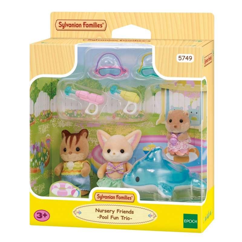 EC5749 SYLVANIAN DRUGARI IZ VRTIcA ZABAVA NA BAZENU SET 
