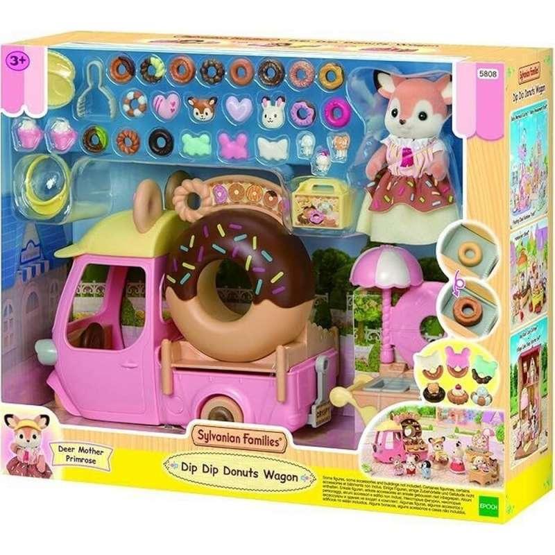 EC5808 SYLVANIAN FAMILIES DIP DIP DONUTS WAGON 