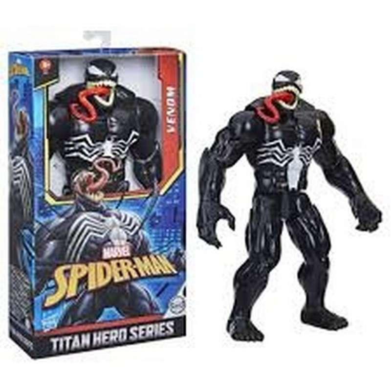 F4984 SPIDERMAN TITAN DLX VENOM FIGURA 